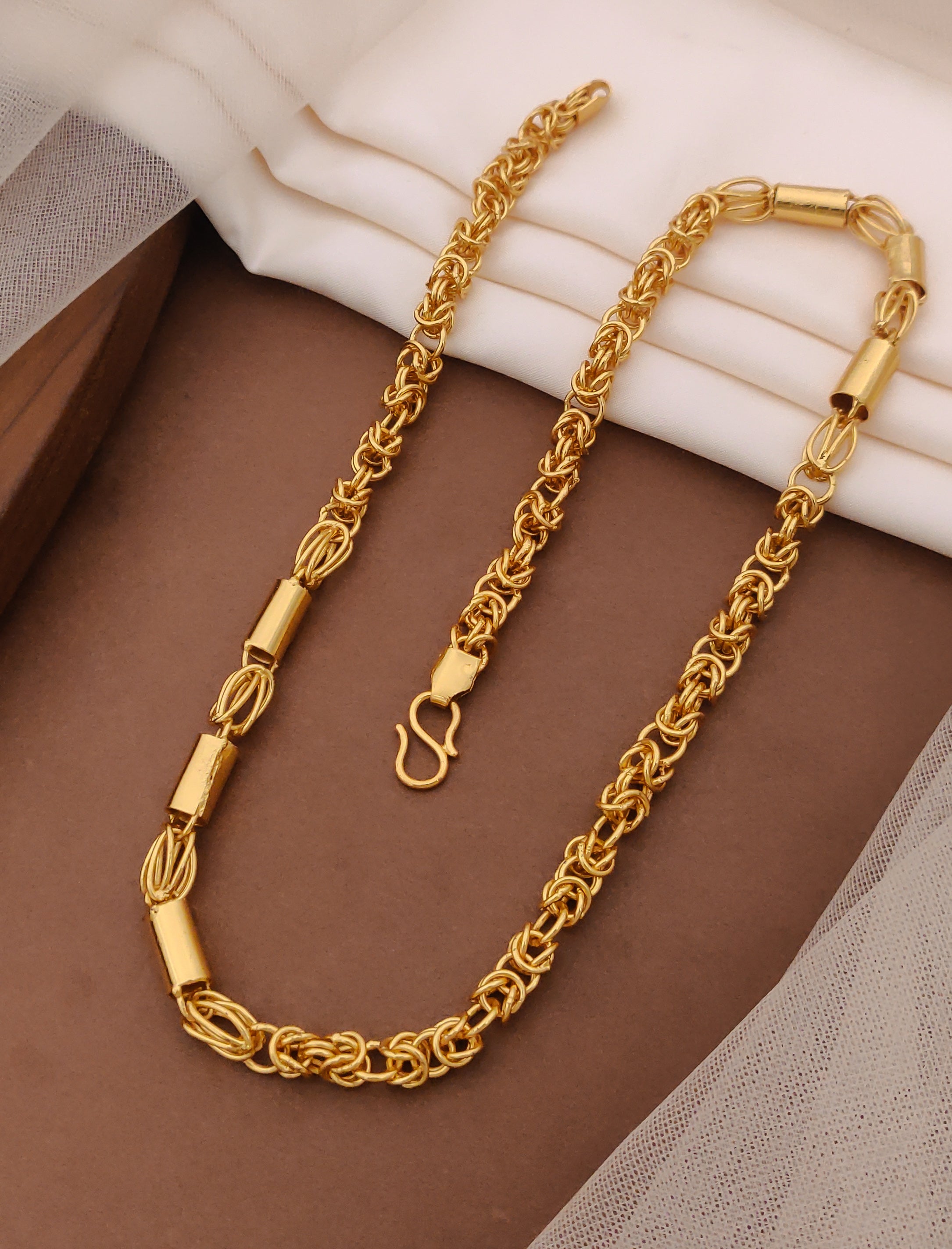 Micro Gold Plated Exciting Modern Design High-Quality Chain for Men